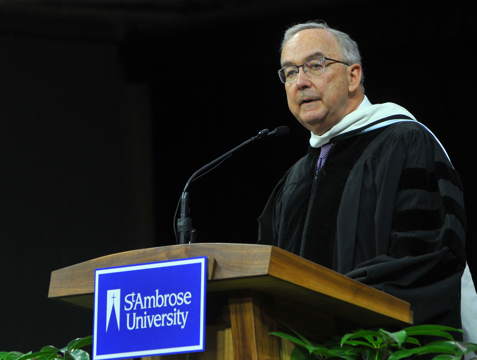 St. Ambrose University commencement ceremony